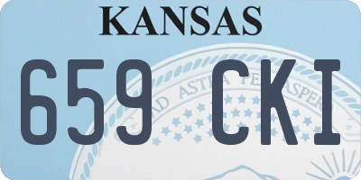 KS license plate 659CKI