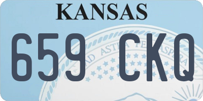 KS license plate 659CKQ