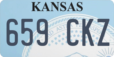KS license plate 659CKZ