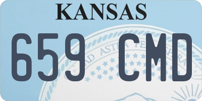 KS license plate 659CMD