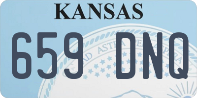 KS license plate 659DNQ