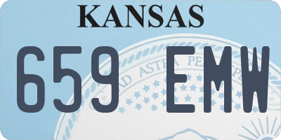 KS license plate 659EMW