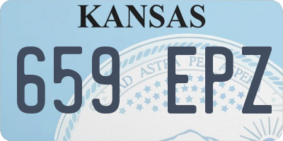 KS license plate 659EPZ