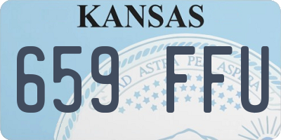 KS license plate 659FFU