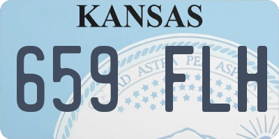 KS license plate 659FLH