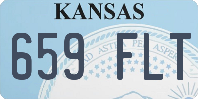 KS license plate 659FLT