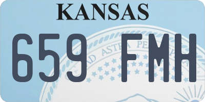 KS license plate 659FMH