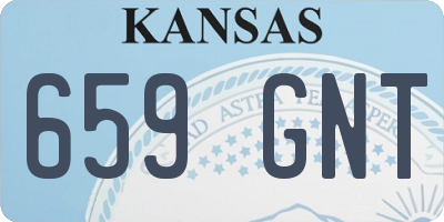 KS license plate 659GNT