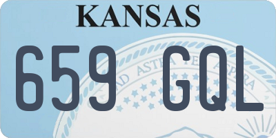 KS license plate 659GQL