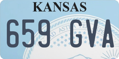 KS license plate 659GVA