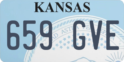 KS license plate 659GVE