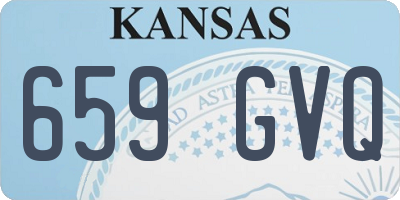 KS license plate 659GVQ