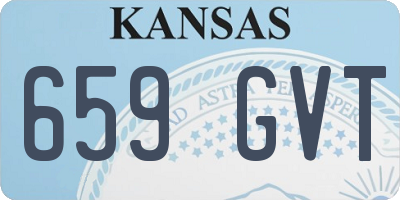 KS license plate 659GVT