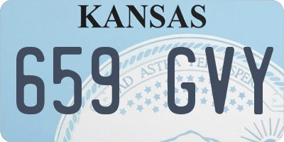 KS license plate 659GVY