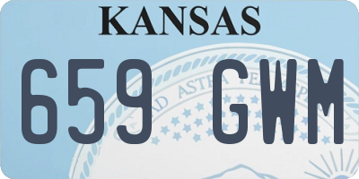 KS license plate 659GWM