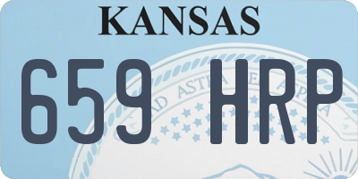 KS license plate 659HRP