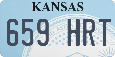 KS license plate 659HRT