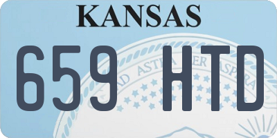 KS license plate 659HTD
