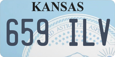 KS license plate 659ILV