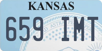 KS license plate 659IMT