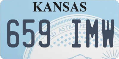 KS license plate 659IMW