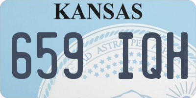 KS license plate 659IQH