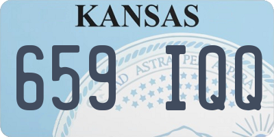 KS license plate 659IQQ