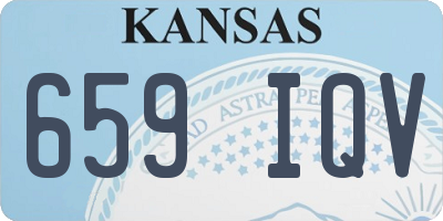 KS license plate 659IQV
