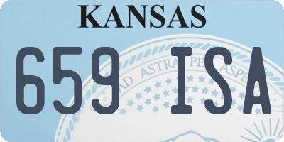 KS license plate 659ISA