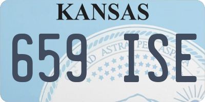 KS license plate 659ISE
