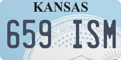 KS license plate 659ISM