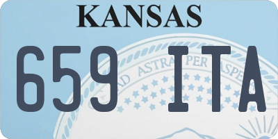 KS license plate 659ITA