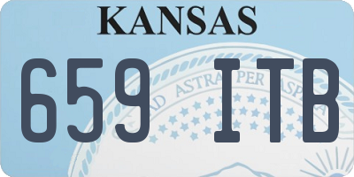 KS license plate 659ITB