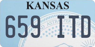 KS license plate 659ITD