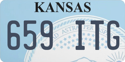 KS license plate 659ITG