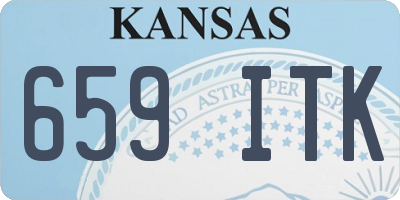 KS license plate 659ITK
