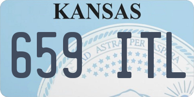 KS license plate 659ITL
