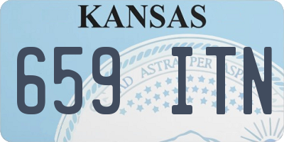 KS license plate 659ITN