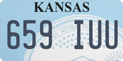 KS license plate 659IUU