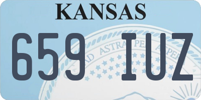 KS license plate 659IUZ