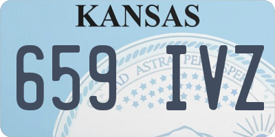 KS license plate 659IVZ