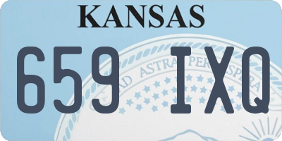 KS license plate 659IXQ