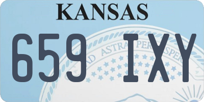 KS license plate 659IXY