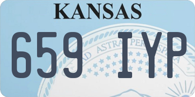 KS license plate 659IYP