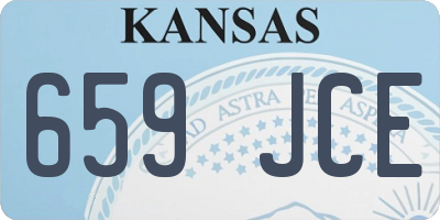 KS license plate 659JCE