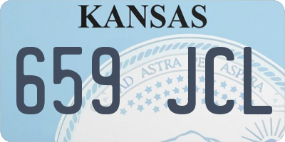 KS license plate 659JCL