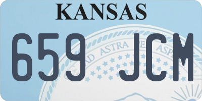 KS license plate 659JCM