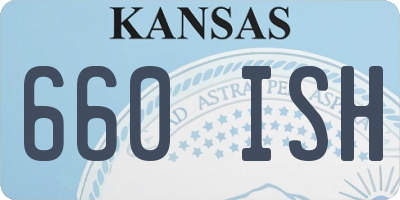 KS license plate 660ISH