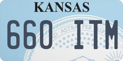 KS license plate 660ITM