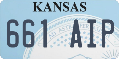 KS license plate 661AIP